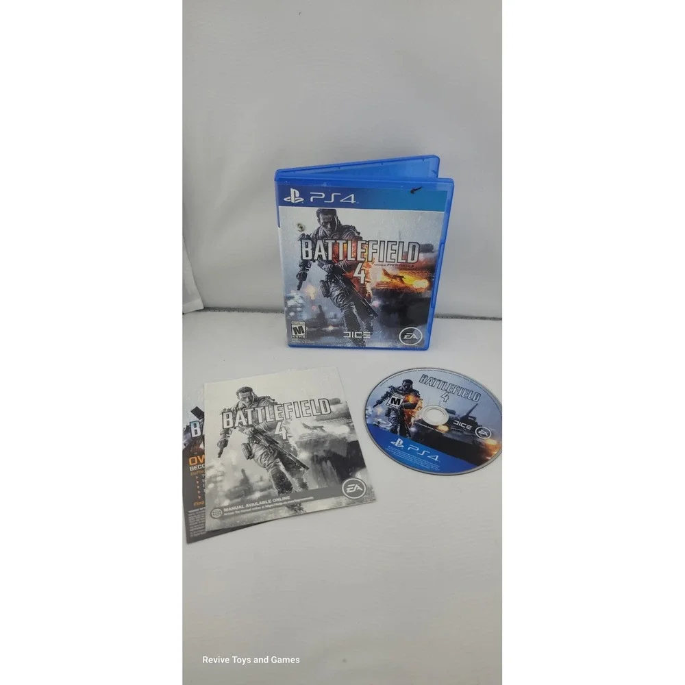 Battlefield 4 (Sony PlayStation 4, 2013) CIB Complete Tested and Working Great